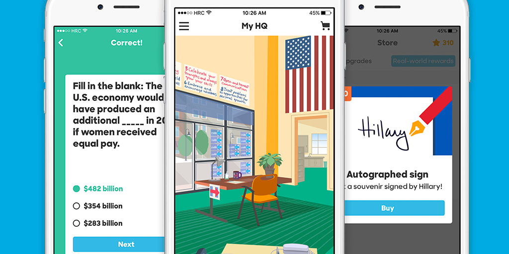 HILLARY CLINTON APP